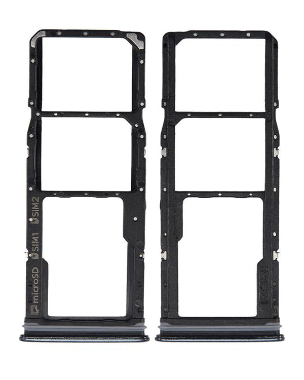 Bandeja para doble tarjeta SIM para Samsung Galaxy A9 (A920 / 2018) (Negro Caviar)