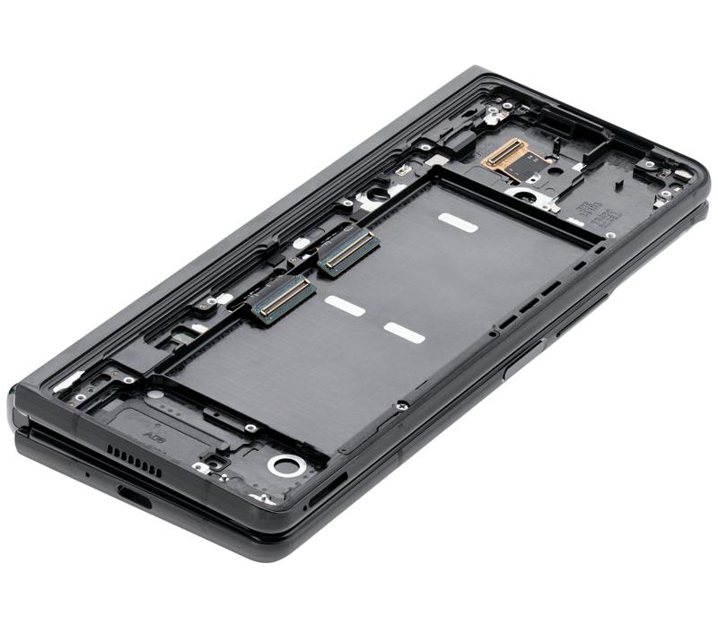 Reparación de pantalla interna OLED con marco para Samsung Galaxy Z Fold 2 5G en Guatemala, repuestos originales y servicio técnico especializado.