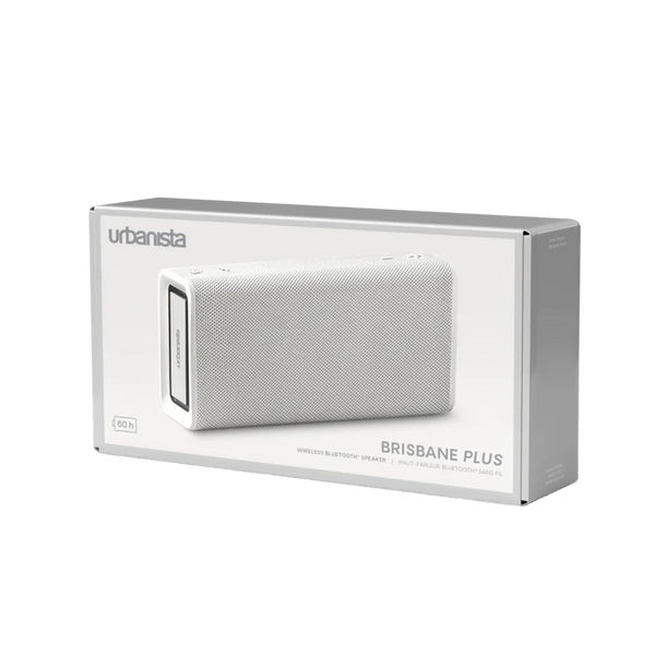 URBANISTA BRISBANE PLUS BLUETOOTH SPEAKER - WHITE MIST