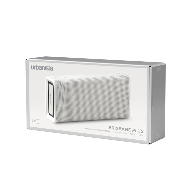 URBANISTA BRISBANE PLUS BLUETOOTH SPEAKER - WHITE MIST