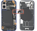 Tapa Negra titanio Original trasera con placa de acero y carga NFC para iPhone 16 Pro Max - Completamente original y nuevo