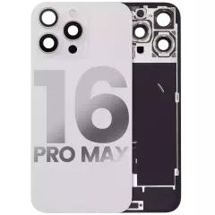 Reparación de tapa trasera con placa de acero para iPhone 16 Pro Max en Guatemala.