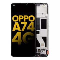 Pantalla OLED con marco para OPPO A74 4G