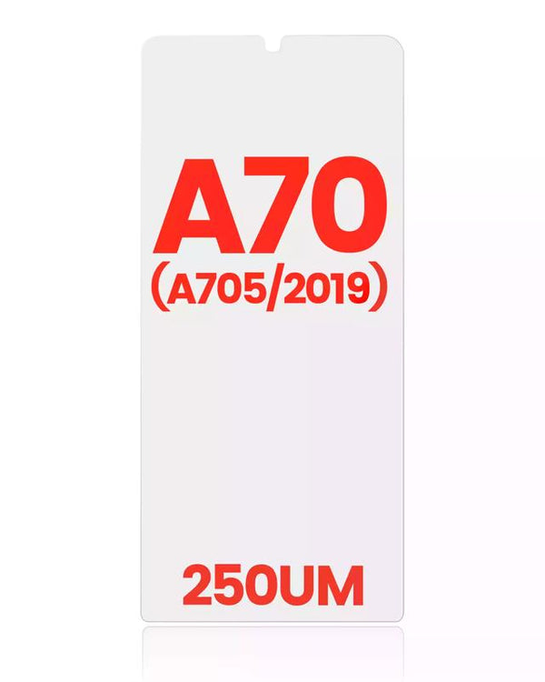 Compra un pack de 10 OCA originales de 250um para reparar la pantalla de tu Samsung Galaxy A70 en Guatemala.