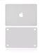 Piel 2 en 1 (superior e inferior) para MacBook Pro 13" (A2338 / Late 2020) (Plata)