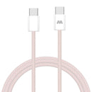 MYBAT CABLE PREMIUM USB-C A USB-C ROSADO