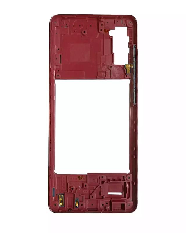 Reparación de Samsung Galaxy A41 en Guatemala - Marco medio compatible Aftermarket Plus en color Prism Crush Red.