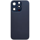 Tapa trasera de color azul titanio para iPhone 15 Pro disponible en Guatemala.