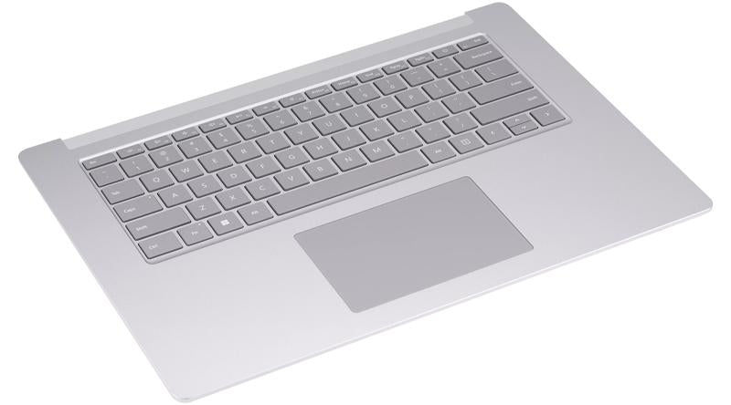 Carcasa superior con teclado para Microsoft Surface Laptop 3 15" (1872 / 1873) (Plata)