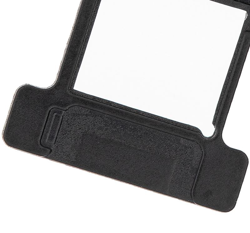 Soporte de flex de encendido y flash con malla de microfono para iPhone XR (Negro) (Paquete de 10)