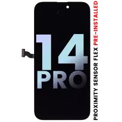 Pantalla OLED con sensor de proximidad pre-instalado para iPhone 14 Pro (Paquete de servicio)