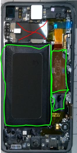 Puerto de carga para iPhone 14 (OEM usado) (Rojo)