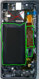 Puerto de carga para iPhone 12 Pro Max (Original usado) (Plata)