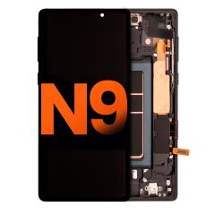 Pantalla OLED con marco para Samsung Galaxy Note 9 (Imperfeccion: Grado D) (Negro Medianoche)