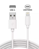 Encuentra cables USB-A a Lightning de grado OEM nuevos en Guatemala para iPhone/iPad en empaque a granel.