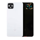 Tapa trasera original de Google Pixel 4 en color blanco claro disponible para entrega en Guatemala.