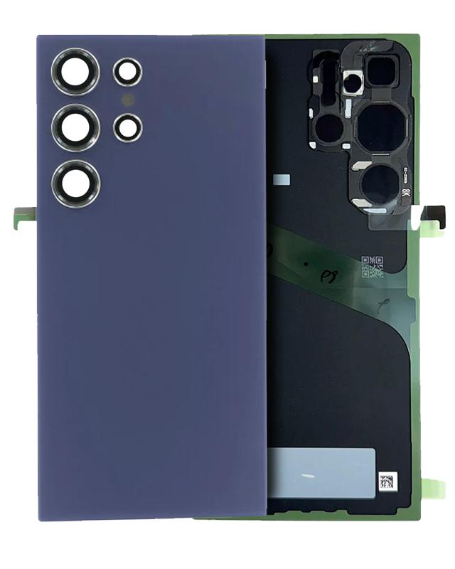 Tapa trasera con lente de camara para Samsung Galaxy S24 Ultra 5G (Titanium Violet)