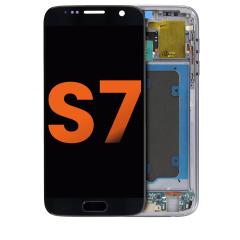 Reemplaza la pantalla OLED defectuosa de tu Samsung Galaxy S7 en Guatemala con este producto de grado D y marco incluido.