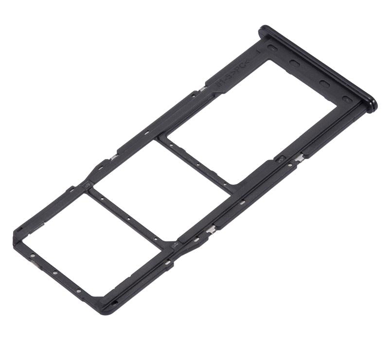 Bandeja para doble tarjeta SIM para Samsung Galaxy A13 (A135 / 2022) (Negro)