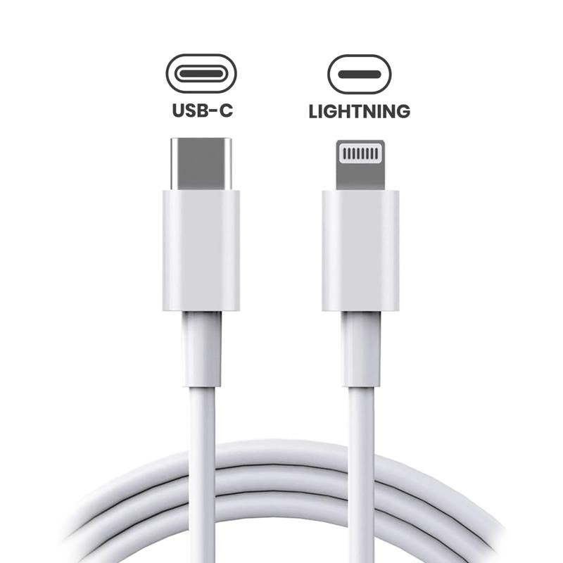 Encuentra en Guatemala cables USB-C a Lightning de 3 pies para iPhone e iPad en nuestro catálogo de accesorios.