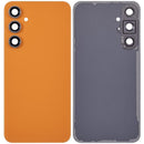 Tapa trasera de vidrio con lente de camara para Samsung Galaxy S23 FE 5G (Naranja)