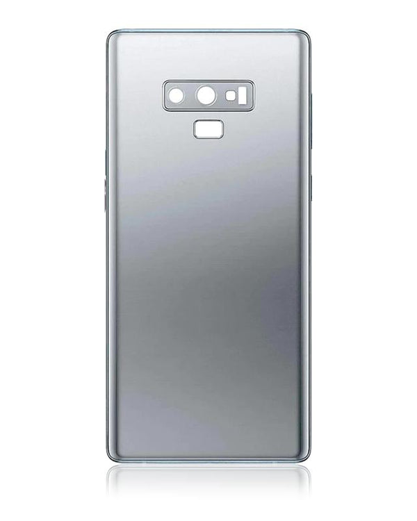 Encuentra el reemplazo de tapa trasera con lente de cámara para Samsung Galaxy Note 9 en Guatemala, service pack y en color Cloud Silver.