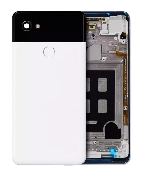 Compra la tapa trasera Genuine OEM blanca para Google Pixel 2 XL en Guatemala, ideal para reparaciones de calidad y garantía.