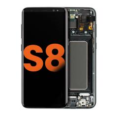 Compra una pantalla OLED con marco para Samsung Galaxy S8 con defecto de Grado C en Guatemala.