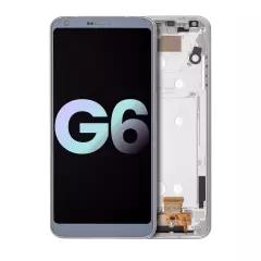 Encuentra la pantalla LCD con marco genuina OEM para LG G6 en Guatemala en Backorder, disponible con garantía.