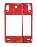 Compra la carcasa media compatible en color rojo para Samsung Galaxy A30 (A305 / 2019) en Guatemala, ideal para reparaciones y componentes Samsung al mayorista.