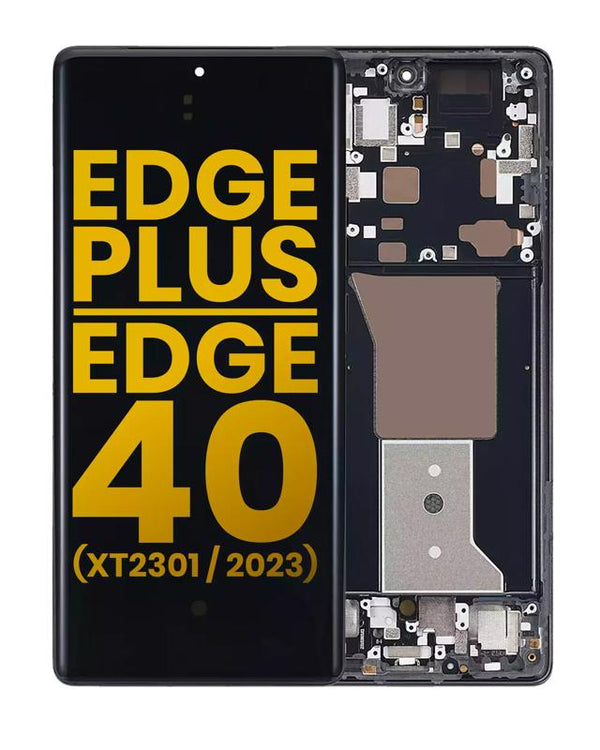 Reparación de pantalla OLED con marco para Motorola Edge Plus / Edge 40 Pro en Guatemala.