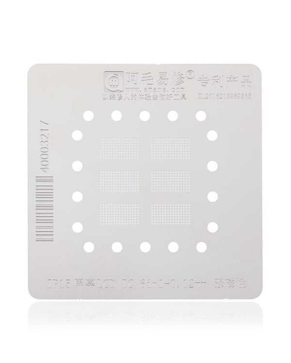 6 en 1 Iman Fuerte de 0.12mm para Pantalla IC para iPhone 15