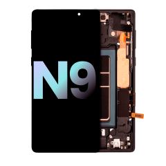 Pantalla OLED con marco para Samsung Galaxy Note 9 (Service Pack) (Negro Medianoche)