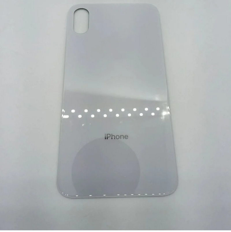 Tapa iPhone X | Color Blanco | Agujero de camara grande