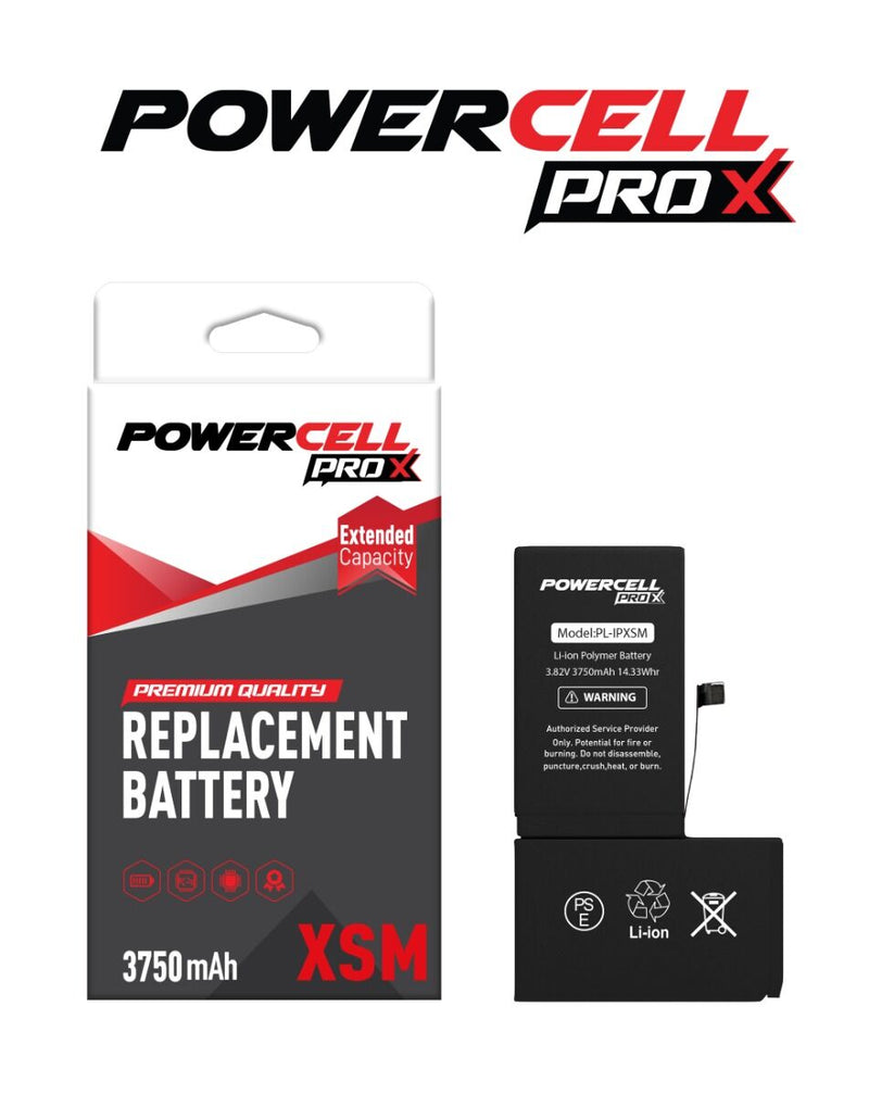 Bateria PowerCell para iPhone XS Max de alta capacidad