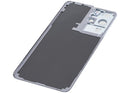 Tapa trasera con lente de camara para Samsung Galaxy S21 Ultra (Original) (Plata fantasma)