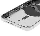 Tapa trasera para iPhone 12 Pro Max con componentes pequenos pre-instalados (Version US) (Plata)