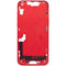 Carcasa media con botones de encendido y volumen para iPhone 14 Plus (version US) (Rojo)