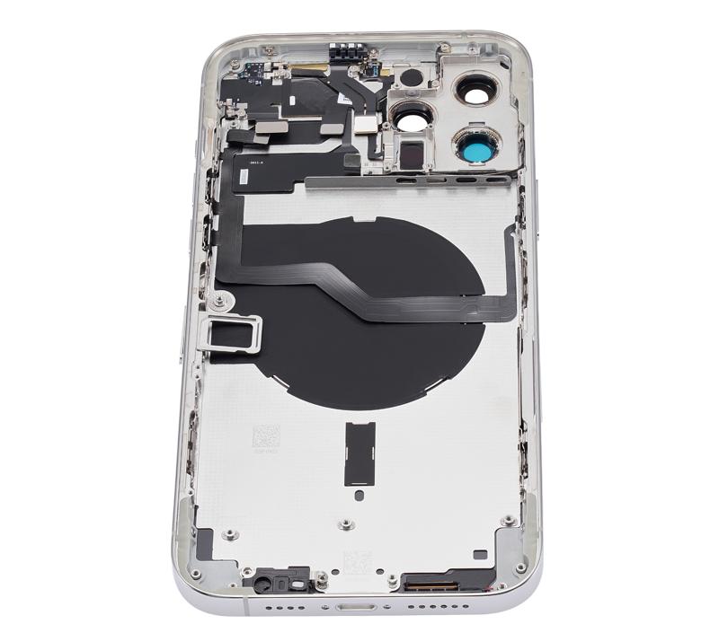 Tapa trasera para iPhone 12 Pro Max (Version US) sin logo (Plata)