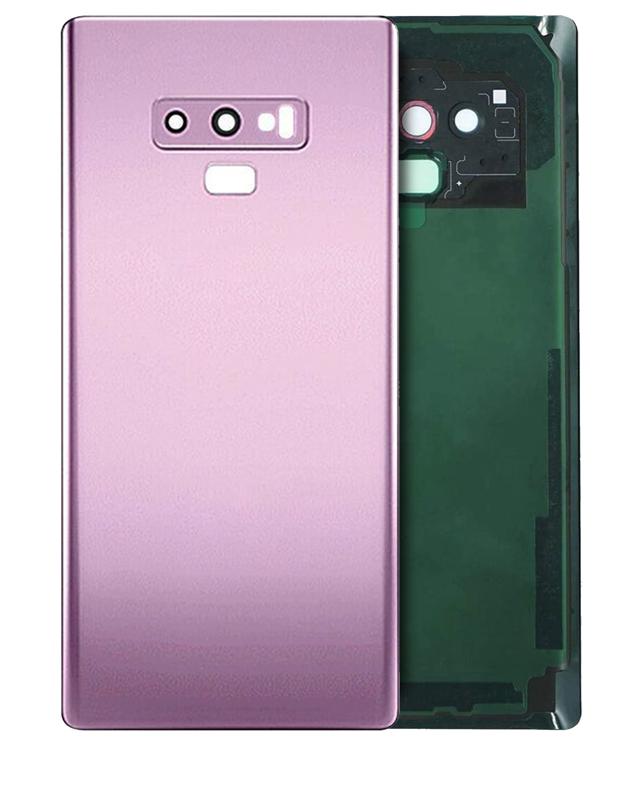 Tapa trasera con lente de camara para Samsung Galaxy Note 9 (Morado Lavanda)