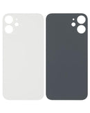 Tapa trasera para iPhone 12 Mini con adhesivo 3M (Agujero grande para camara) (Blanco)