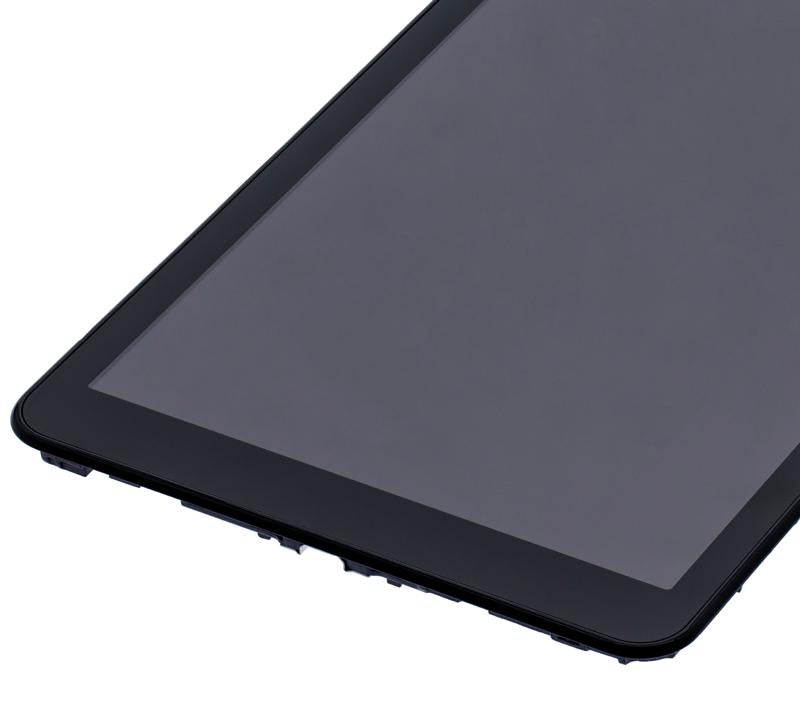 Pantalla LCD con marco para Samsung Galaxy Tab A 8.0" (T387) (Reacondicionado) (Negro)