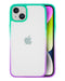 Funda Slim Mate Nebula para iPhone 14 Plus Morado/Verde - Paquete de 1