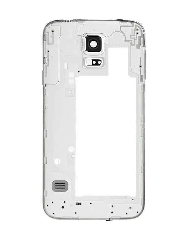 Marco intermedio original para Samsung Galaxy S5 (Plata / Negro)