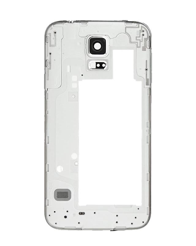 Marco intermedio original para Samsung Galaxy S5 (Plata / Negro)