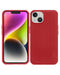 Estuche Resistente Matiz Asteroide para iPhone 14 Rojo 1 Paquete