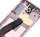 Pantalla OLED con marco para Samsung Galaxy S20 5G (Marco no para Verizon 5G UW) (Reacondicionado) (Rosa Nube)