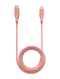 Cable USB Tipo C a Lightning de 6 pies (AmpSentrix) (Infinity) Rosa