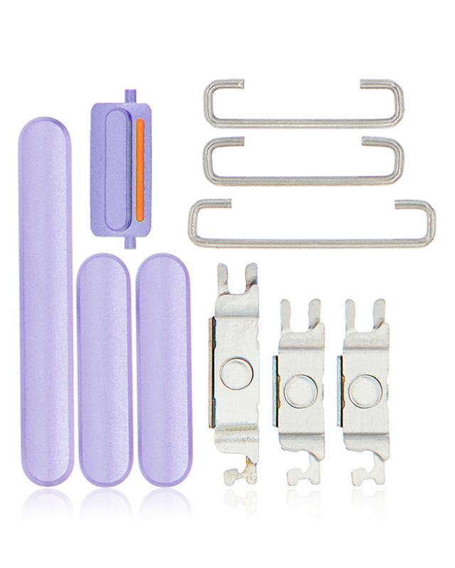 Botones duros (Encendido / Volumen / Silencio) para iPhone 11 (Morado)