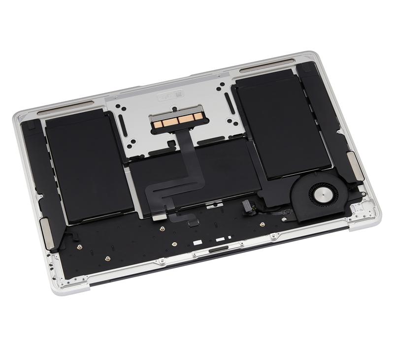 Carcasa superior con bateria y teclado para MacBook Air 13" Retina (A1932 / Late 2018 / Early 2019 / Mid 2019) (Ingles EE.UU.) (Usada OEM Grado B) (Plata)